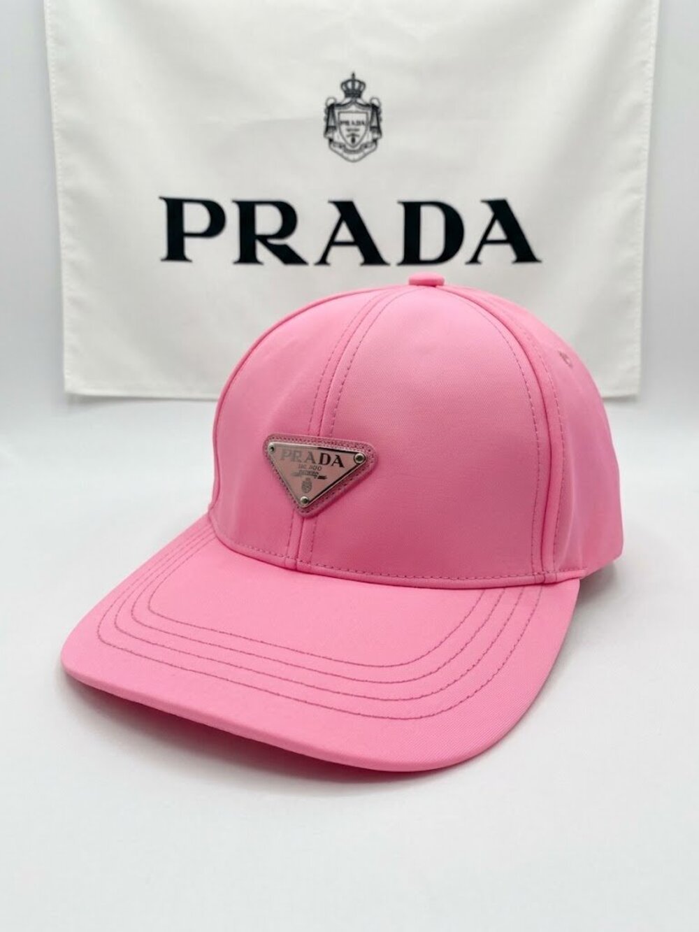 PINK PRADA Nylon Hat/Cap - NWOT